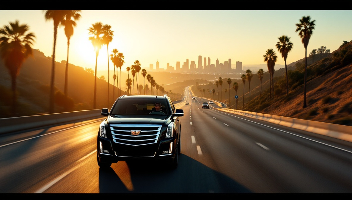 sd to lax transportation illustration