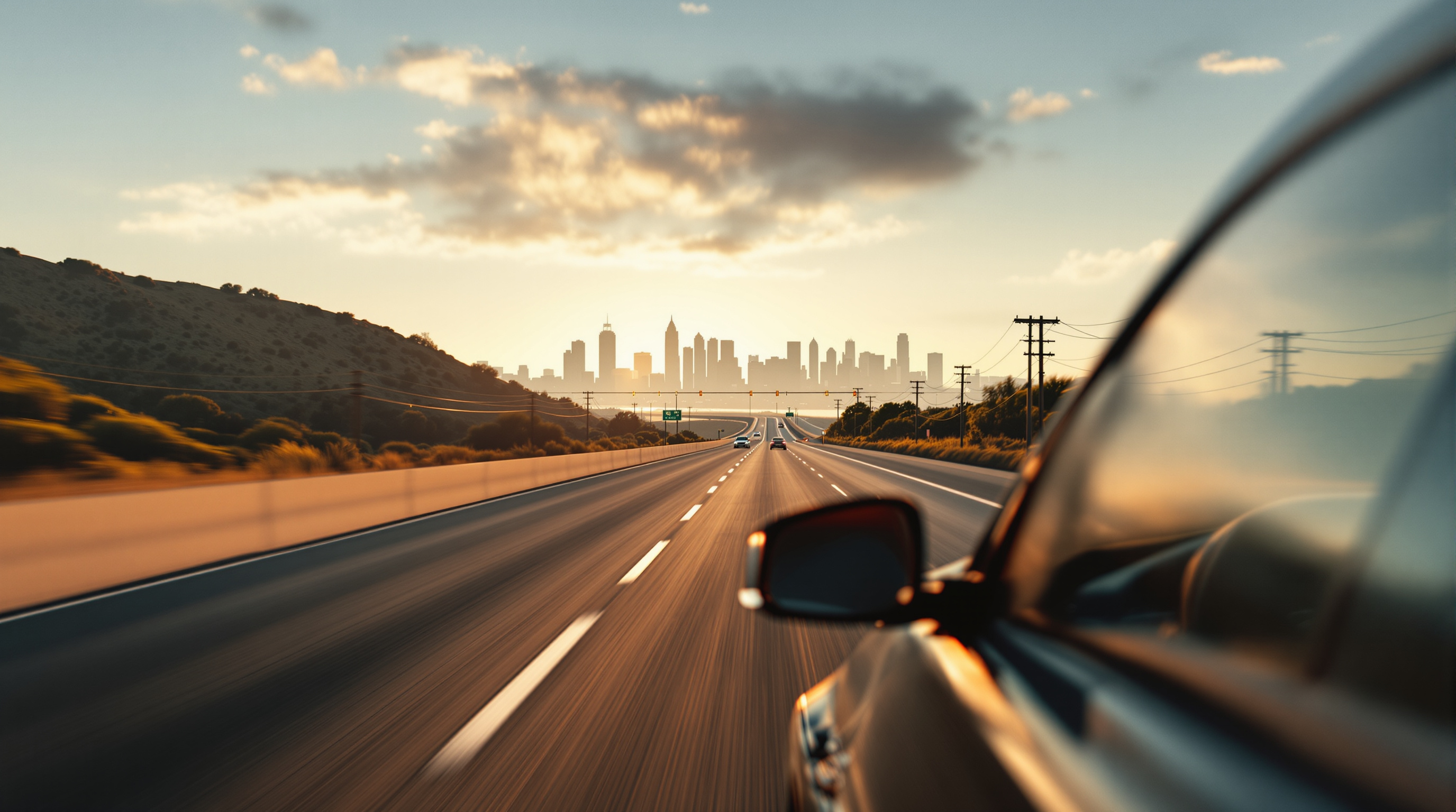 sd to lax transportation illustration